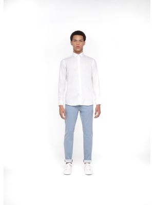 Camisa de linho manga longa - Branco