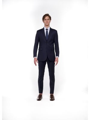 Costume Super 120 - Lapela Bico - Marinho