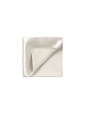 Lenço de seda- Liso Off White