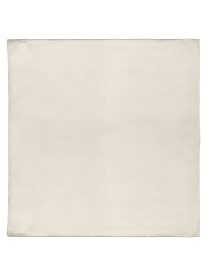 Lenço de seda- Liso Off White