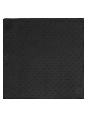 Lenço de seda- Liso Preto