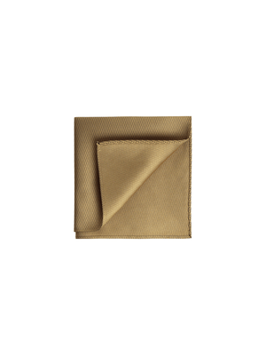 Lenço de seda - Jacquard Dourado