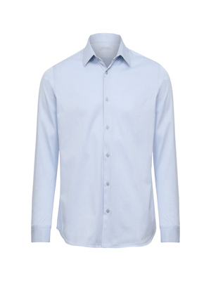 Camisa social manga longa - Azul