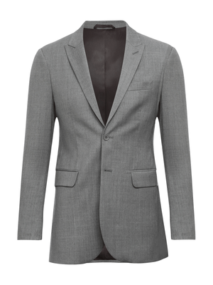 Costume Super 120 - Lapela Bico - Cinza