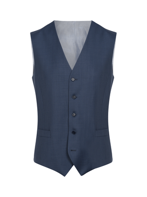 Colete New - Decote V Azul