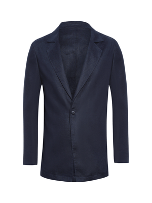Blazer de linho - Marinho