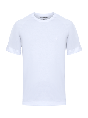 Camiseta manga raglan - Branco