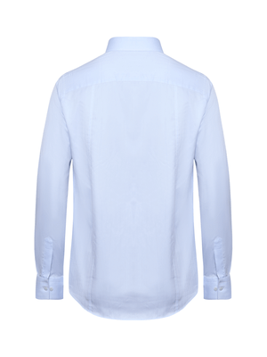 Camisa social algodão pima - Azul Claro