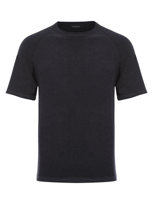 Camiseta de Tricot - Preto