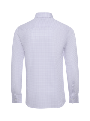 Camisa quadriculada fio 80 - Rosa