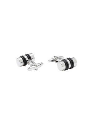 Abotoadura Cilidro Racing - Prata