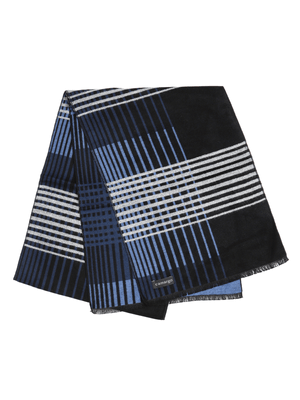 Cachecol Xadrez Azul