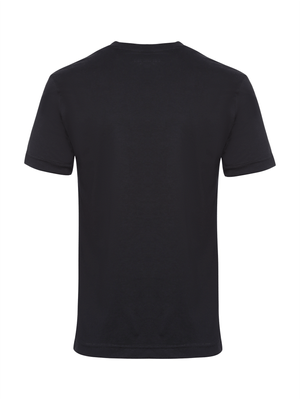 Camiseta Pima Gola V - Preto