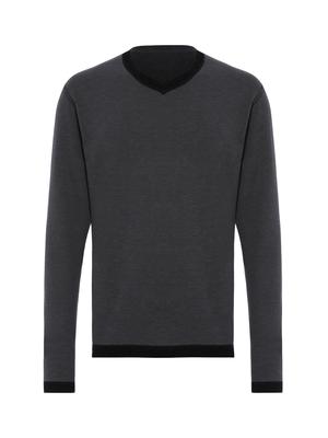 Pullover Dupla Face - Cinza