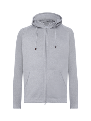 Casaco de tricot jogging cinza