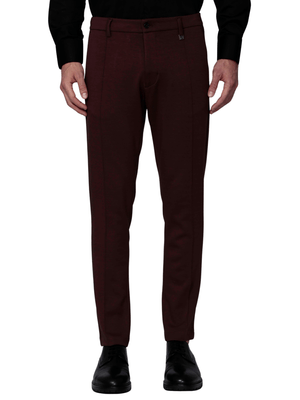 Calça de malha lisa Café