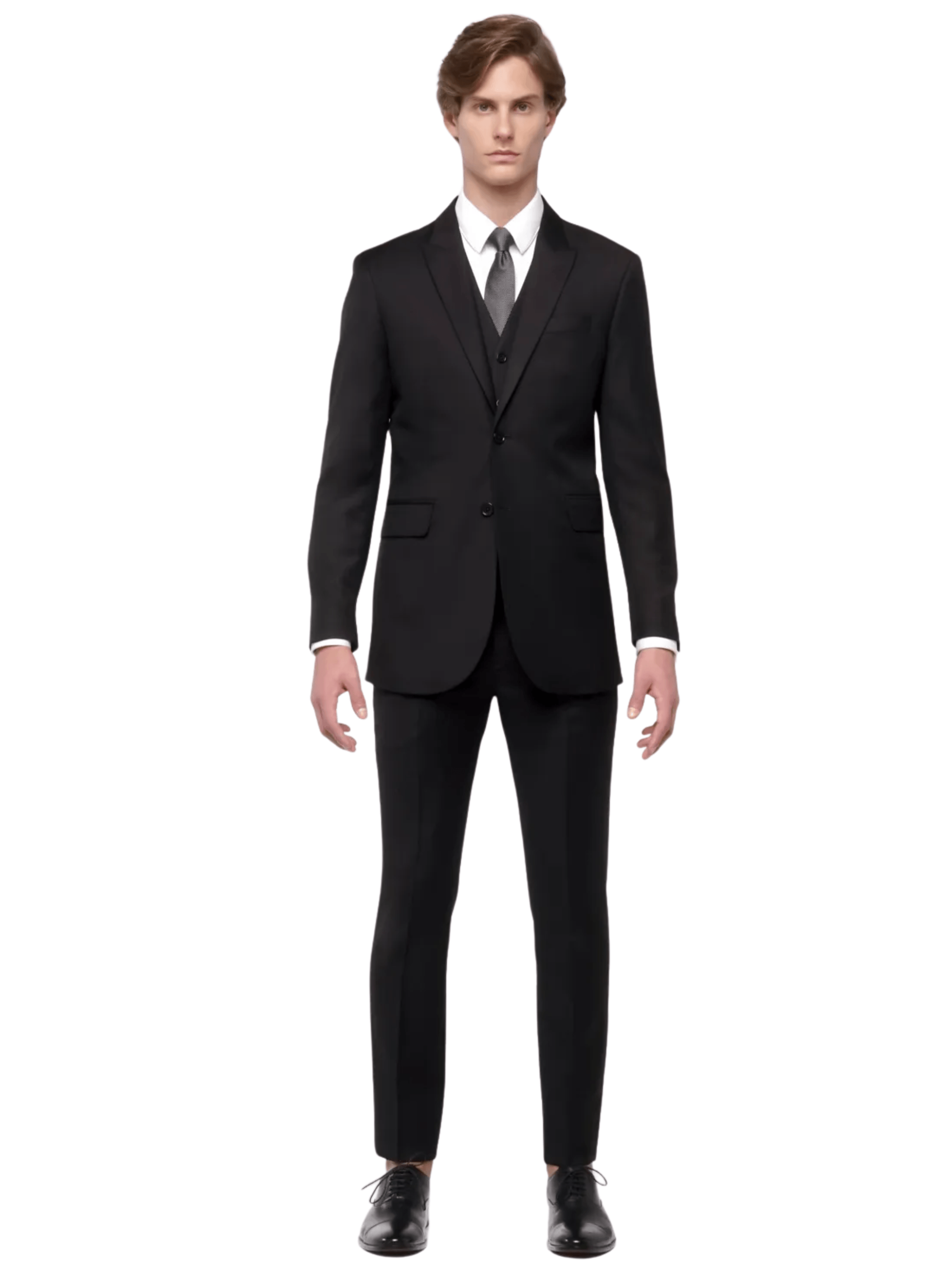 Costume Super 120 - Lapela Bico - Preto - Camargo Alfaiataria