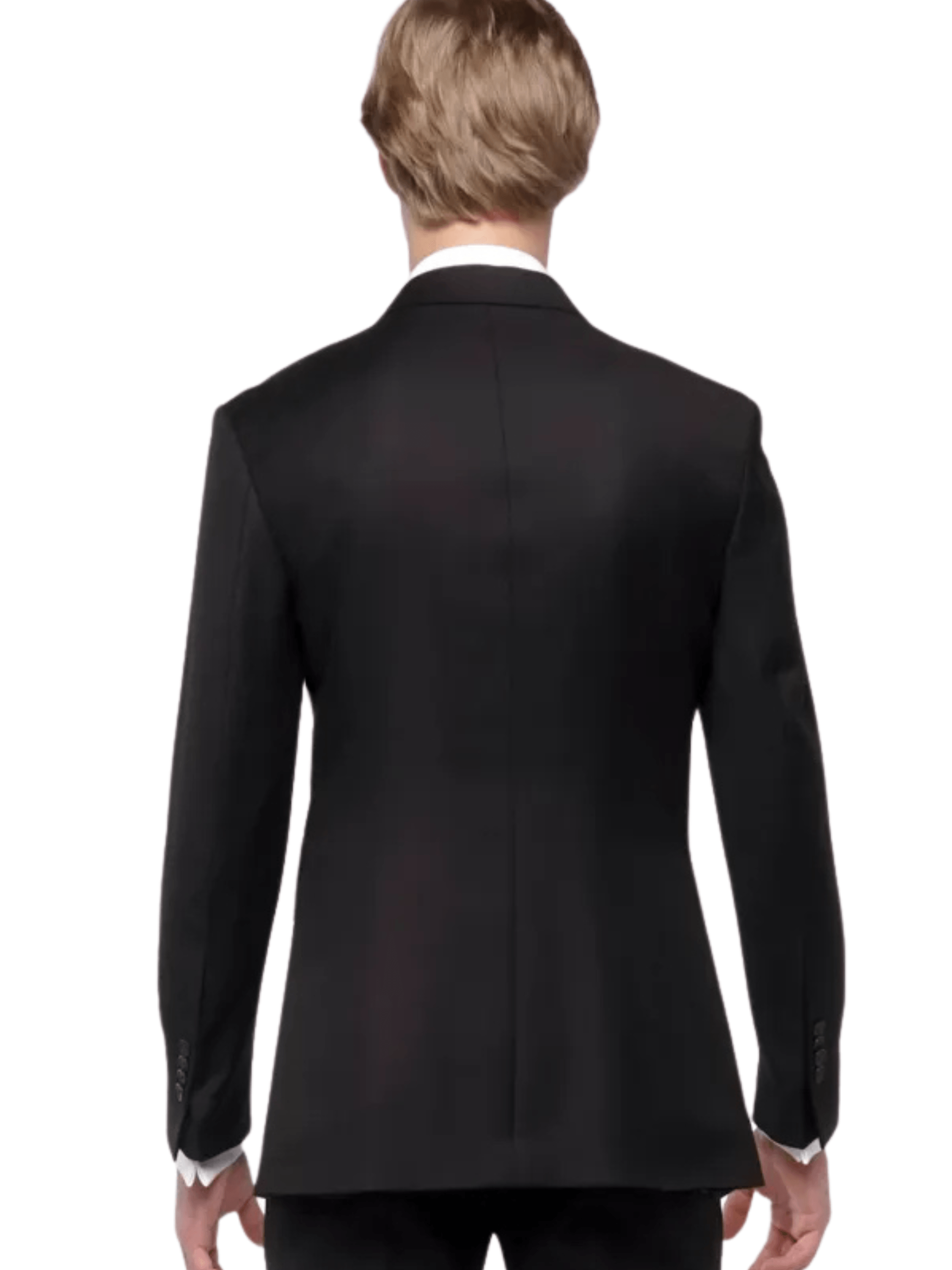 Costume Super 120 - Lapela Bico - Preto - Camargo Alfaiataria