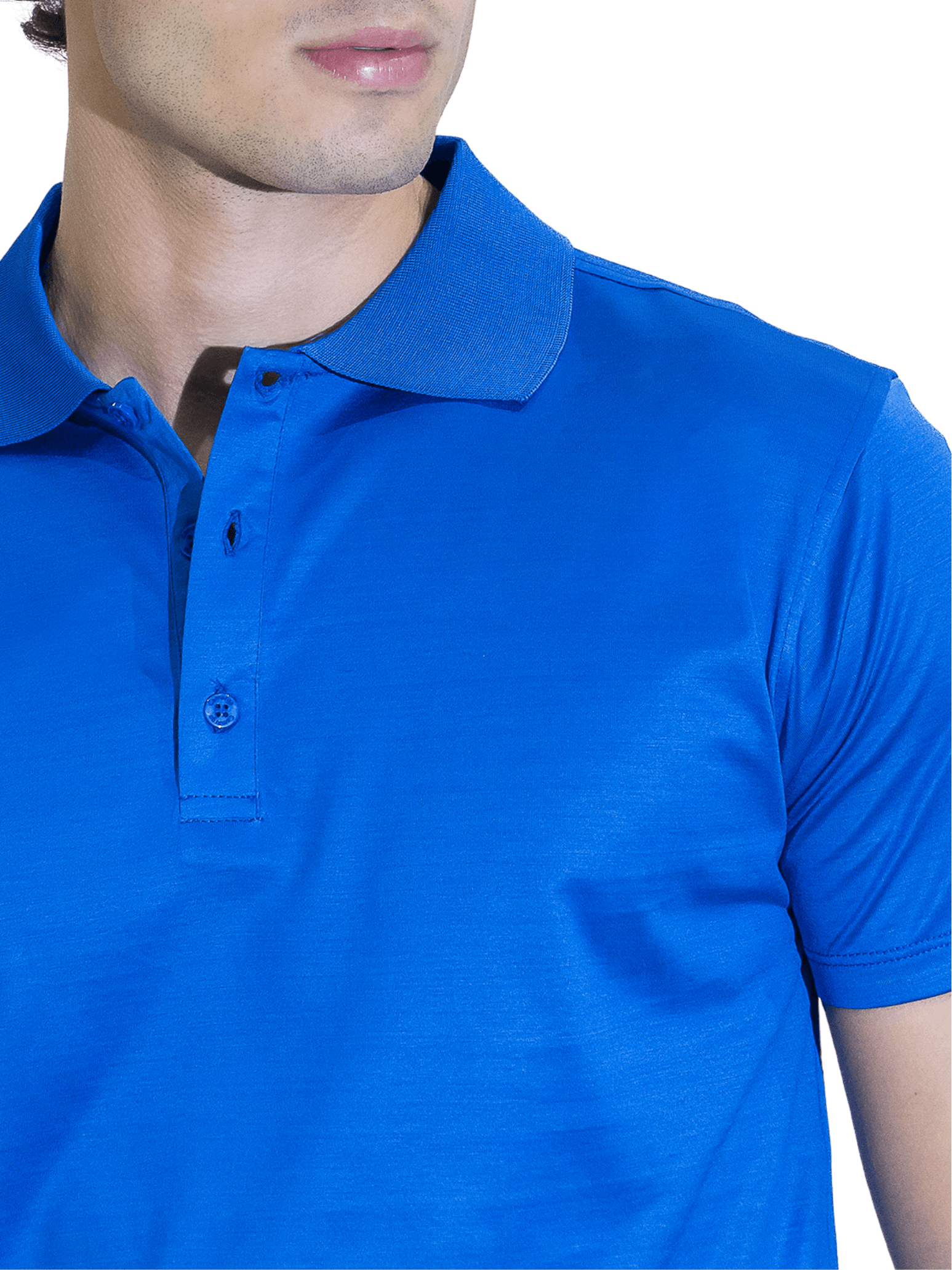 Polo Fio Escócia Italiana - Azul - Camargo Alfaiataria