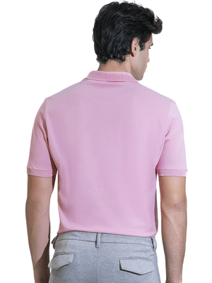 Polo Piquet Fio Escócia - Salmão