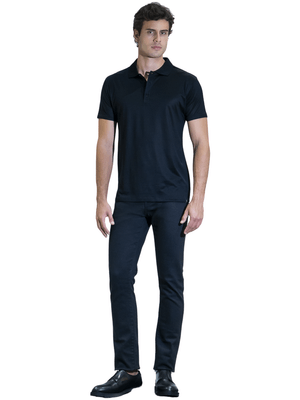 Polo Fio Escócia Italiana - Preto
