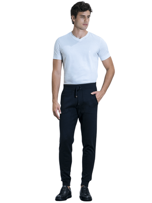 Calça de tricot jogging preto