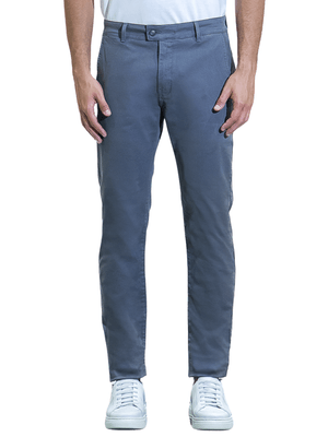 Calça Chino de Sarja - Cinza