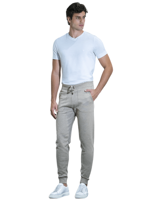 Camiseta Gola V Algodão Mercerizado - Branco