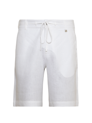 Bermuda Linho Argola - Branco