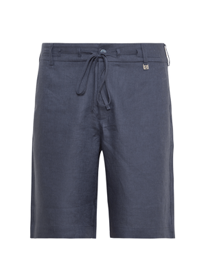 Bermuda Linho Argola - Marinho