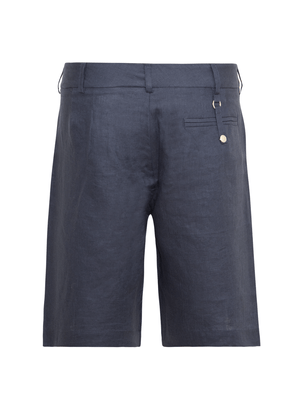 Bermuda Linho Argola - Marinho