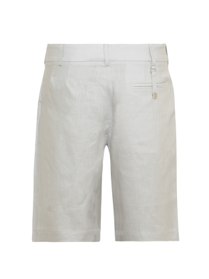 Bermuda Linho Argola - Cinza Claro