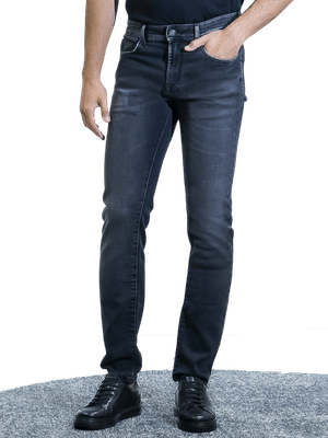 Calça Jeans Slim - Preto