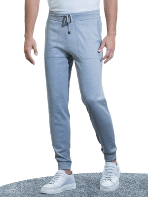 Calça de tricot jogging cinza